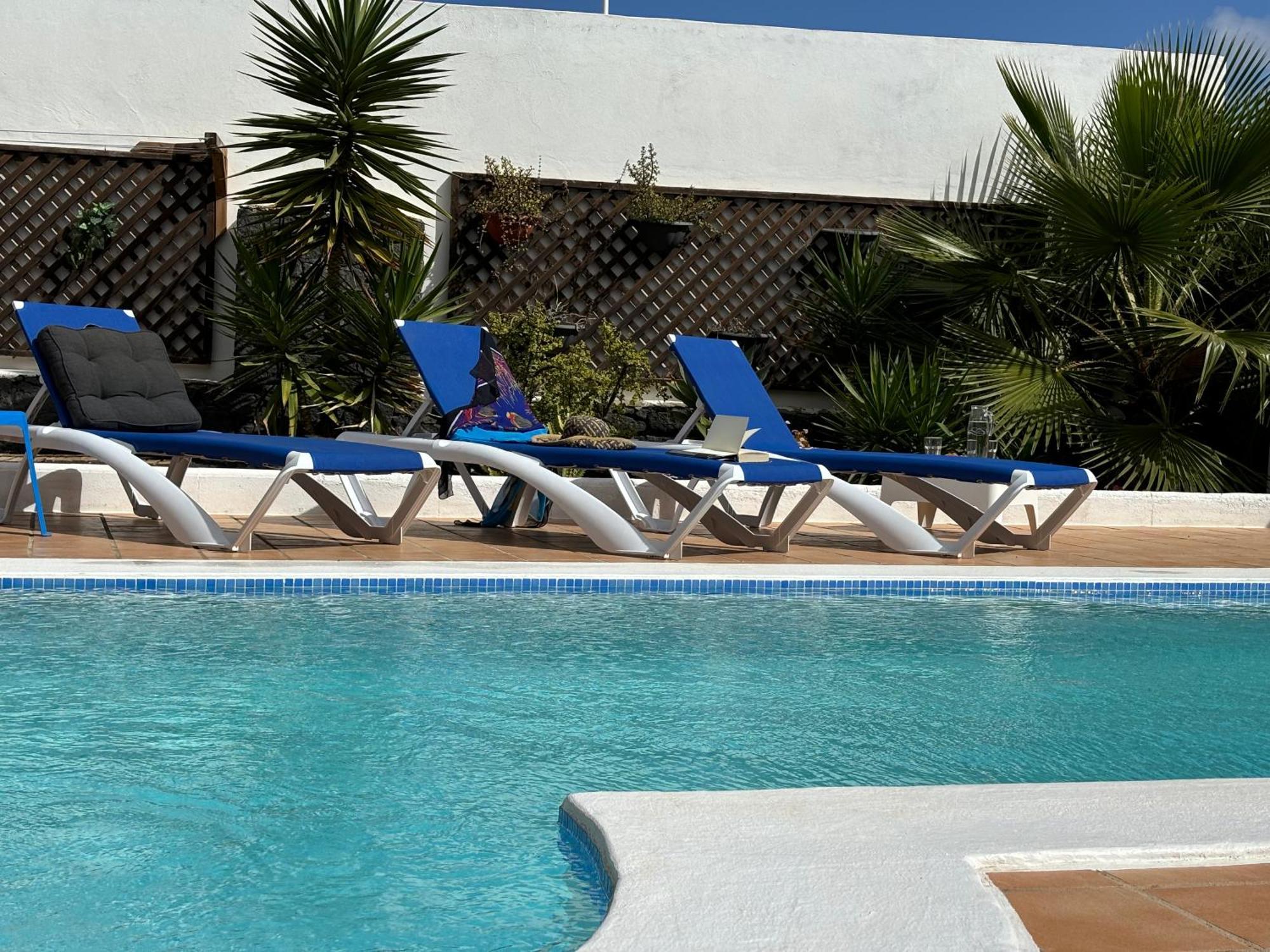 Villa Adel 56, Private Heated Pool, Parking Playa Blanca  Kültér fotó
