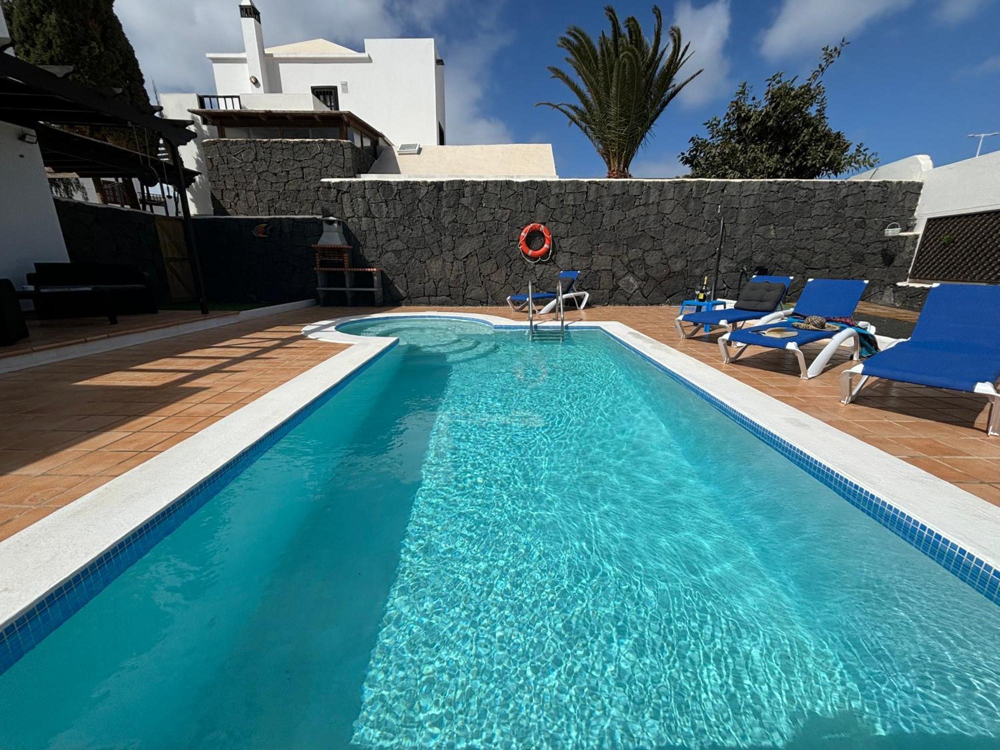 Villa Adel 56, Private Heated Pool, Parking Playa Blanca  Kültér fotó